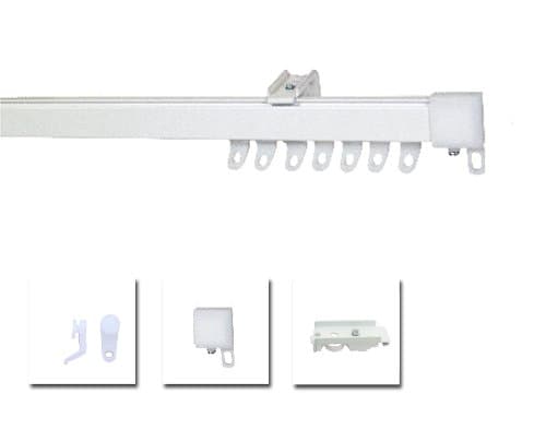 Image of Speedy Fineline Aluminium Curtain Track - 200cm White