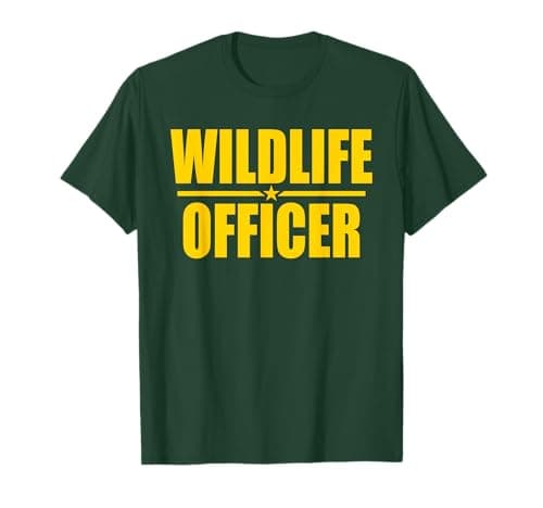 Image of WILDLIFE OFFICER GAME WARDEN PARK RANGER UNIFORM COSTUME TEE T-Shirt