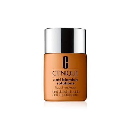 Image of Clinique Anti-Blemish Solutions Liquid Foundation Makeup With Salicylic Acid For Dry Combination To Oily Skin Types | Medium Coverage, Natural Matte Finish