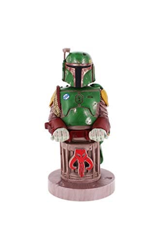 Image of Cableguys Star Wars Boba Fett Controller Holder & Phone Stand - Gaming Accessories for Room and Desk Setup, Holder Compatible with Xbox, PlayStation & Most Standard Game Controllers