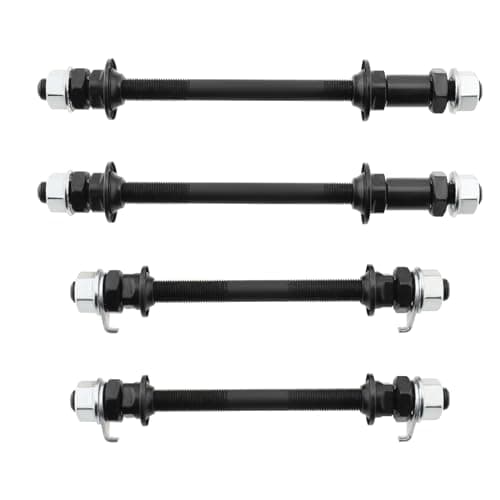 Image of LT Easiyl 4pcs Bike Solid Axles Bicycle Front Rear Wheel Axle Bike Wheel Hub Axle Bike Repair Tool Accessories for Road Bikes Mountain Bikes
