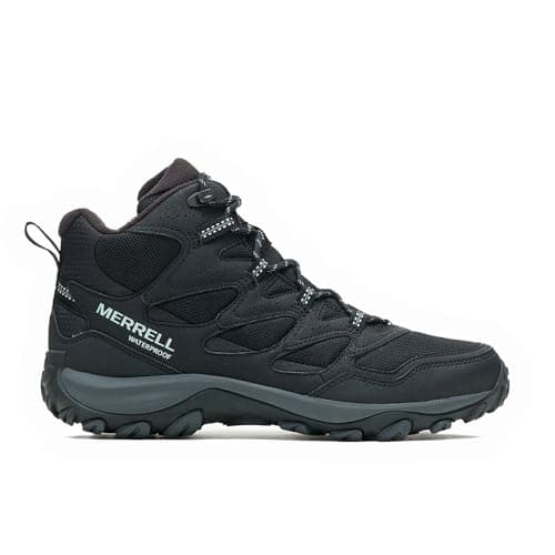 Image of Merrell West Rim Sport, Men's Boots, Black/White, 10 UK