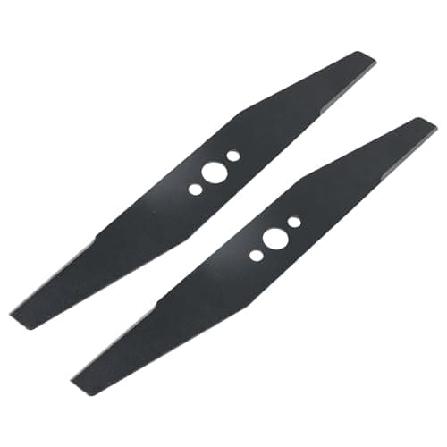 Image of Spares2go Metal Blade compatible with Flymo Easi Glide 300 Micro Compact Hover Vac 280 HC300 MC300 Lawnmower (30cm, Pack of 2)