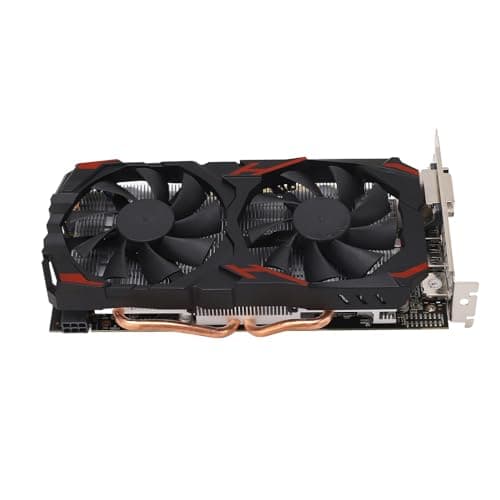 Image of Yunir RX 580 8GB DDR5 256BIT Computer Gaming, PCI Express 3.0 16X Slot, Graphics Cards Quiet Plug and Play Graphics Card with Dual Fans for Desktop PC (580 8G D5)