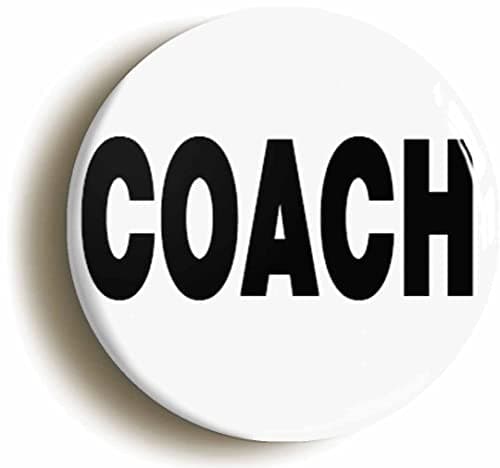 Image of COACH BADGE BUTTON PIN (Size is 2inch/50mm diameter)