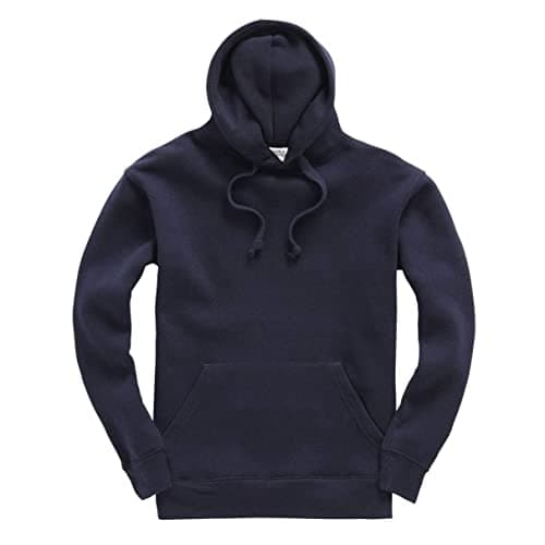 Image of Mellor Design Unisex Pullover Hoodie – Classic Fit Hooded Sweatshirt for Men & Women – Casual Plain Hooded Top Navy