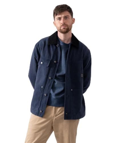 Image of GANT Mens Cotton Work Jacket - 410 Marine