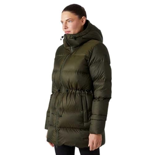 Image of Helly-Hansen Women's Essence Down Parka, 431 Utility Green, X-Small