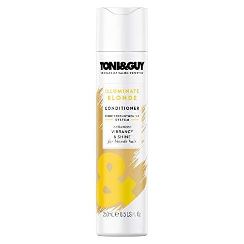 Image of Toni & Guy Illuminate Blonde Conditioner to Enhance Shine for Coloured, Highlights and Natural Blonde Hair, 250ml