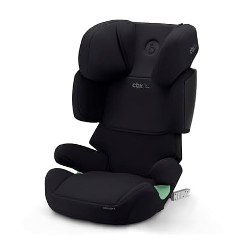 Image of CBX by CYBEX Solution XI-Fix child car seat, for cars with or without ISOFIX, for children aged approx. 3 - 12 years (100 - 150 cm), approx. 15-50 kg, Black