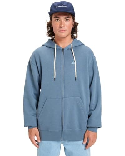 Image of Quiksilver Fleece sweater SALT WATER ZIP HOODIE Men's Blue XL