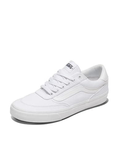 Image of Vans Women's Brooklyn Ls Sneaker, Canvas White White, 5 UK
