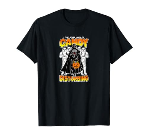 Image of Star Wars Halloween Darth Vader Stormtroopers Candy T-Shirt