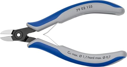 Image of KNIPEX Precision Electronics Diagonal Cutter with Multi-Component Handles 125 mm, 79 02 125