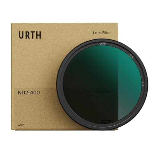 Image of Urth 77mm ND2-400 Variable ND Lens Filter - 1-8.6 Stop Range, Ultra-Slim 20-Layer Nano-Coated Neutral Density Filter for Cameras