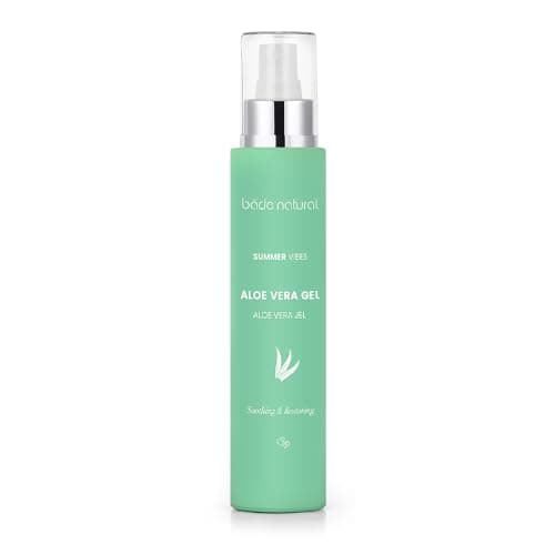 Image of Bade Natural Aloe Vera After Sun Gel – Hydrating & Cooling Gel for Face and Body with Lavender and Mint Water – Soothes, Moisturizes, and Refreshes – 3.38 fl oz