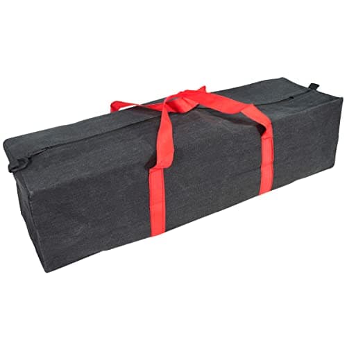 Image of Amtech – Heavy-Duty Canvas Tool Bag, Water-Resistant Canvas with Reinforced Handles & Secure Zip, 24" (600mm), Large Capacity Bag for Hand Tools, Fixings & Site Gear