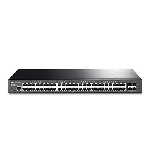 Image of TP-Link JetStream 48-Port Gigabit L2 Managed Switch with 4 SFP Slots, L2/L3/L4 QoS and IGMP snooping with Standalone Management, Centralized Management, Fanless, Rack Mountable (SG3452)