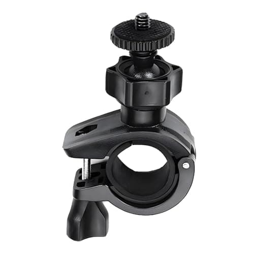Image of Dreneco Action Camera Bike Handlebar Mount for GoPro Hero 11/10/9/8/7/6/5 and other Action Cameras (Black)