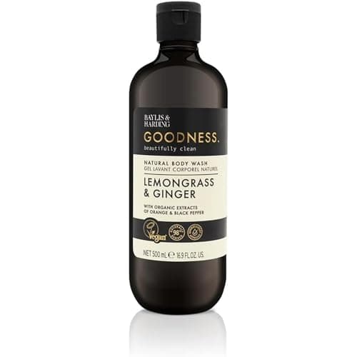 Image of Baylis & Harding Goodness Lemongrass and Ginger Body Wash, 500 ml (Pack of 1) - Vegan Friendly