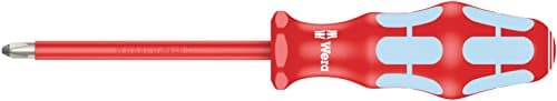 Image of Wera 05022734001 PH2 x 100 mm 3162i PH VDE Insulated Phillips Screwdriver - Silver