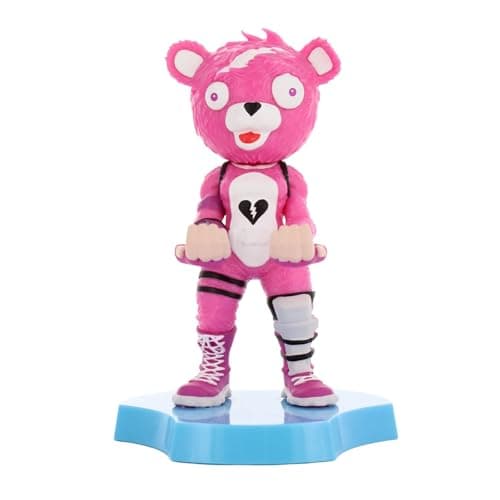 Image of Cableguys Minis Fortnite Cuddle Team Leader Phone Stand & Earbuds Holder - Novelty Phone Stand for Desk and Bedside, In Ear Headphone Holder for Smartphone & Small Devices, Desk Decor and Accessories