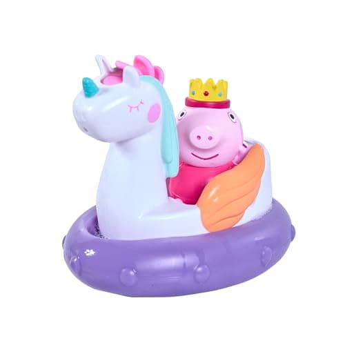 Image of Peppa Pig Princess Peppa Bath Float Water Squirter And Water Wheel Toy
