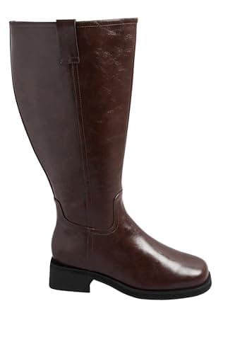 Image of Yours - Pull On Knee High Boots In Extra Wide Eee Fit - Women's