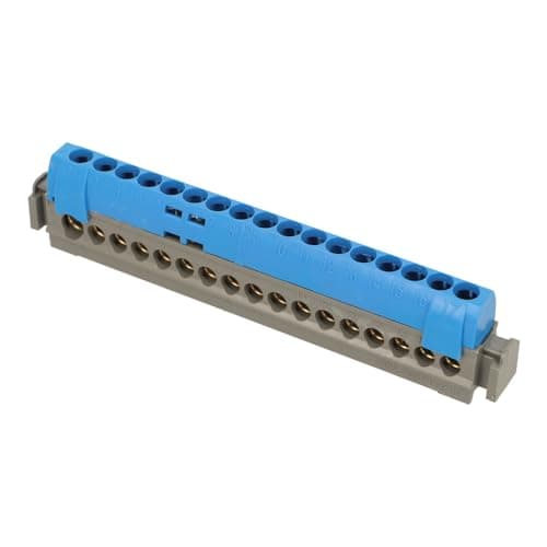 Image of Legrand 004845 Terminal Block 25Q 16 x 16Q Blue