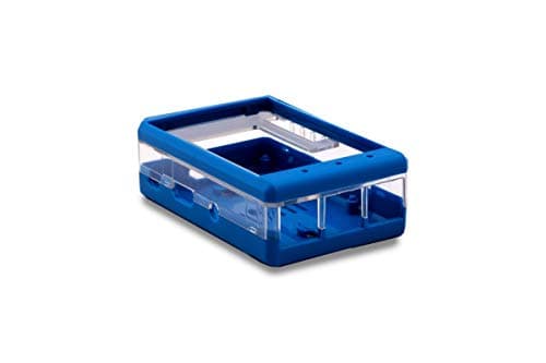 Image of sb components Premium Case for Raspberry Pi 3 B+, 3, 2B and 3.2" TFT LCD Protective Raspberry Pi & LCD Case Cover - Blue