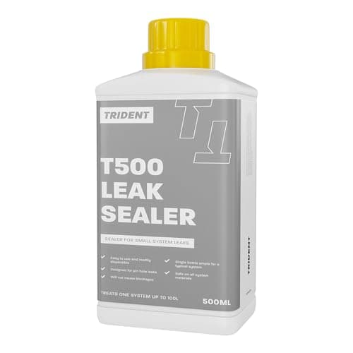 Image of Trident - Central Heating Leak Sealer - Seals Pin Hole Leaks and Weeping Joints - Suitable for All Metals Including Aluminium - Effective in 24 Hours - 500ml