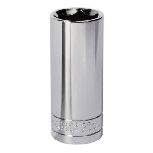 Image of Sealey S0678 WallDrive Socket, 1/2" Square Drive, 23mm Deep