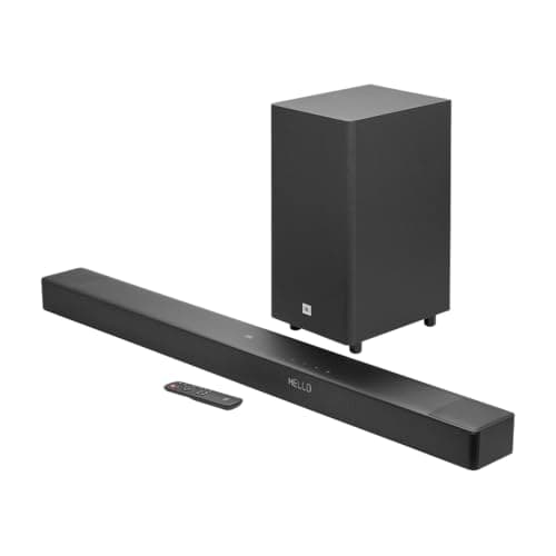 Image of JBL Cinema SB595 3.1.2 Channel Soundbar with True Dolby Atmos, Wireless Subwoofer, 440W Power, HDMI eARC, Bluetooth Streaming, Center Speaker for Clear Dialogues, Home Theater System