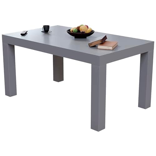 Image of Vida Designs Beeston Coffee Table Modern Stylish Coffee Table Stylish Addition to Your Living Space (Grey)