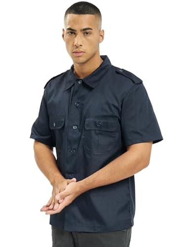 Image of Brandit US Shirt Short Sleeve, color: navy, size: 4XL