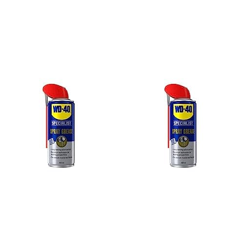 Image of WD-40 Specialist Spray Grease 400ml, Ultimate Metal Lubricating Grease Spray, Long Lasting with Corrosion Protection for Chains, Gears, and Locks