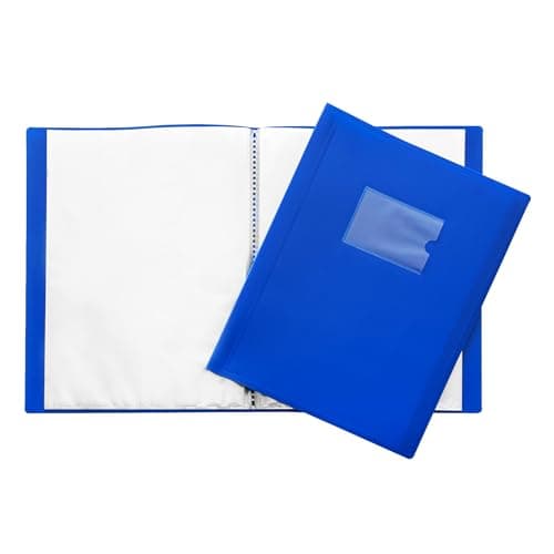 Image of A4 Blue Flexible Cover 10 Pocket Display Book
