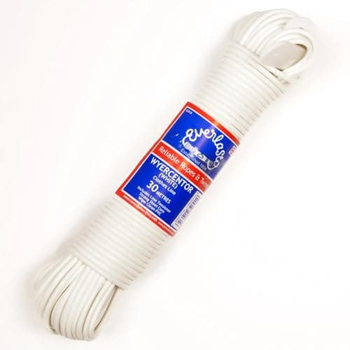 Image of Quality Everlasto Premium 'Wyercentor' White Clothes/Washing Line 3.5mm x 15M