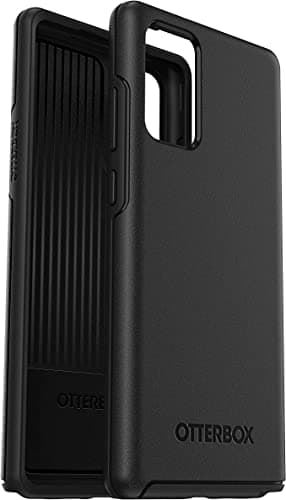 Image of OtterBox Symmetry Case for Samsung Galaxy Note 20 5G, Shockproof, Drop proof, Protective Thin Case, 3x Tested to Military Standard, Antimicrobial Protection, Black, No Retail Packaging