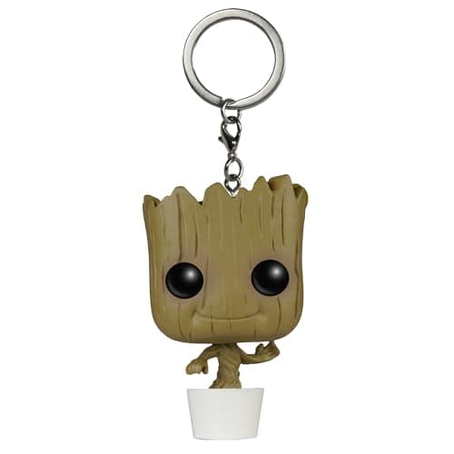 Image of Funko Pocket POP! Keychain: Baby Groot - Guardians Of the Galaxy Novelty Keyring - Collectable Mini Figure - Stocking Filler - Gift Idea - Official Merchandise - Movies Fans - Backpack Decor