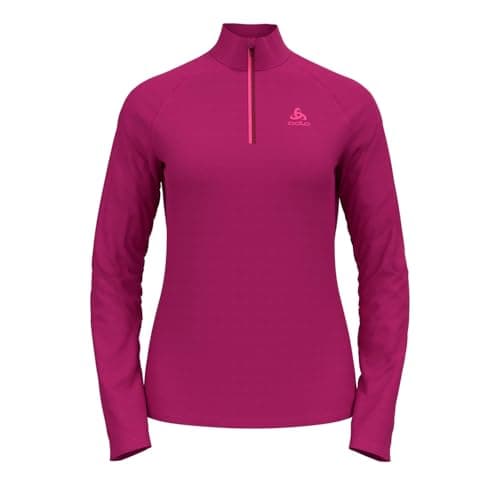 Image of Odlo Women Long-sleeved shirt with zipper BESSO, festival fuchsia, XS