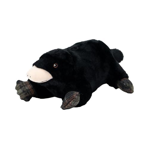 Image of Ancol Heritage Montgomery Mole Dog Toy 34cm - Squeaking Plush Cuddly Toy with Multi Texture Design - Comfort Toy for Gentle Play