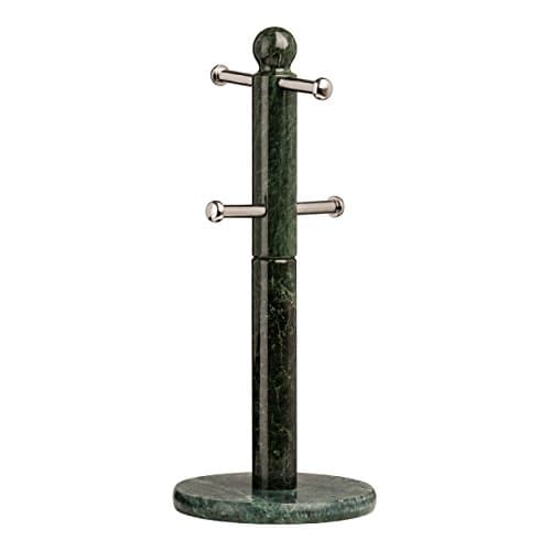 Image of Mug Tree, Green Marble, 4 Cup