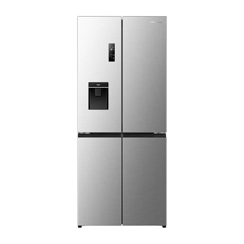 Image of Fridgemaster American Fridge Freezer - Silver - D Rated