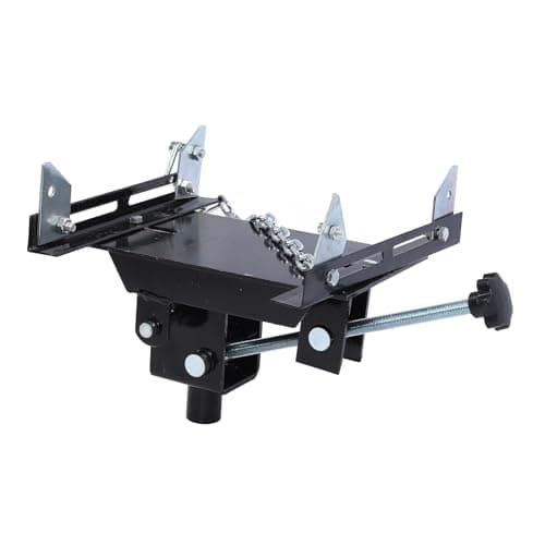 Image of Yechiry 0.5 Ton Adjustable Transmission Jack Adapter, Heavy Duty Iron Floor Jack Transmission Adapter with 30 Tilt, Converts Hydraulic Floor, Capacity 500kg