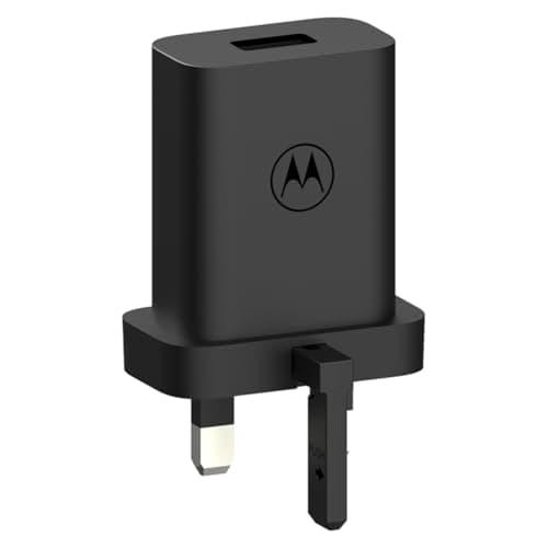 Image of Motorola Chargers - TurboPower 20W QC 3.0 Mains Wall Charger/Power Adapter with SKN6473A 1m USB-A to USB-C cable.