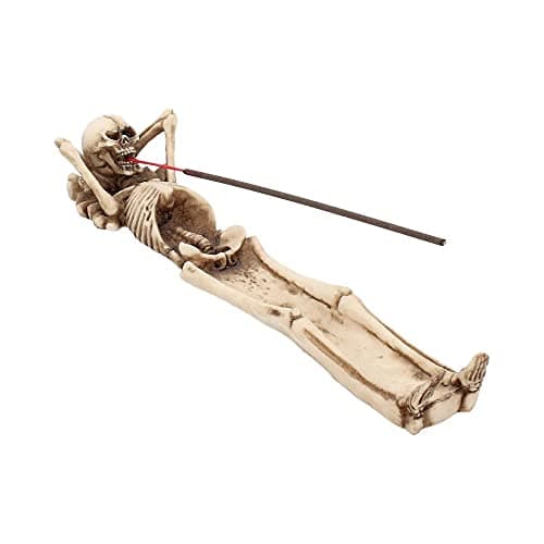 Image of Nemesis Now NEM3932 Take It Easy Incense Burner 28.5cm Ivory