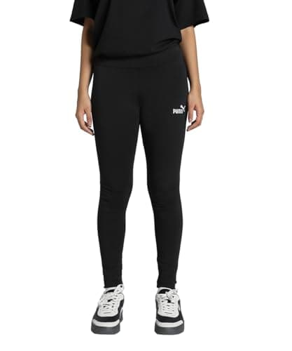Image of PUMA Womens Essentials Small No. 1 Logo Leggings Black Size L