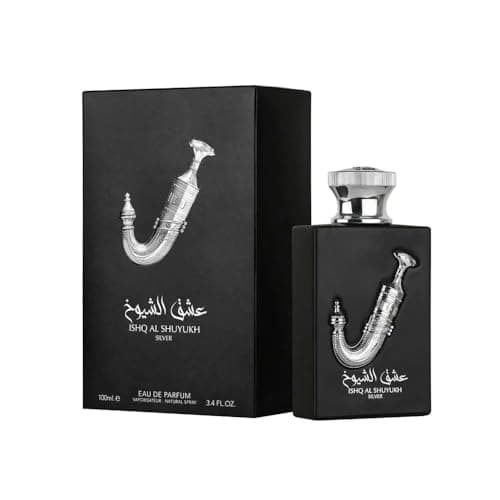 Image of Ishq Al Shuyukh Silver Eau De Parfum 100ml Luxury Arabian Fragrance Long Lasting Men's Perfume Premium EDP Spray