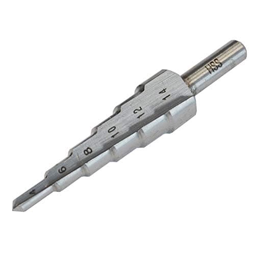 Image of Faithfull FAISD412 HSS Cone Step Drills 4 - 14mm x 2mm